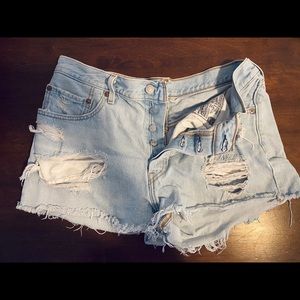 Levi’s 501 denim shorts
